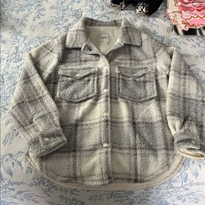 Abercrombie & Fitch sherpa flannel